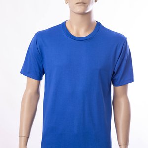 Camiseta básica azul royal.